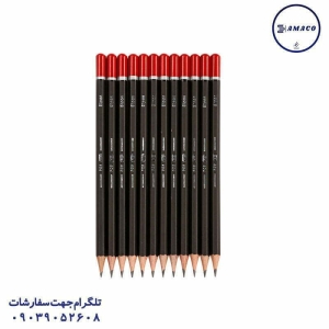 عکس نوشت افزار مداد مشکی شش گوش الیپون