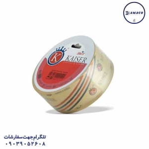 عکس چسب نواری چسب پهن 40 یارد 40 میکرون کد 114 کایزر