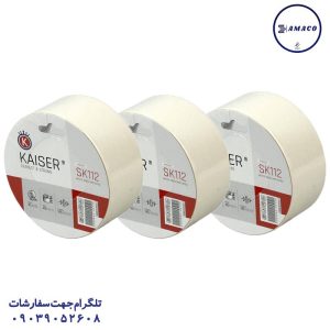 عکس انواع چسب چسب کاغذی 4 سانت 16 یارد کد 112 کایزر