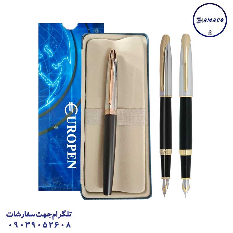 یوروپن - خودنویس رینگ نیمه لاکی مات FP