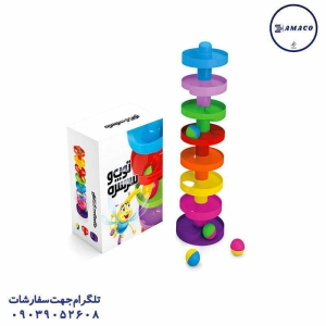 عکس اسباب بازی های عمومی توپ و سرسره 8 طبقه
