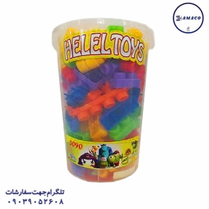 عکس اسباب بازی های عمومی لگو سطلی 3090 (ف) هلال