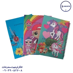 عکس دفتر فنری دفتر 80 خطی طلقی فانتزی 2000