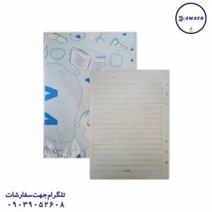 عکس دفتر کلاسوری یدک دفتر کلاسور 6 حلقه 2000