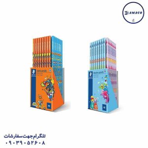 عکس نوشت افزار مداد مشکی موتیف استندی استدلر