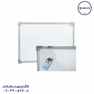 عکس ملزومات اداری تخته وایت مغناطیسی زیگما 60*90 اس ام اس
