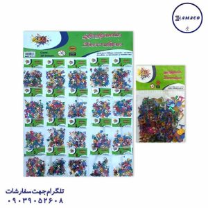 عکس استیکر پولک ورقی