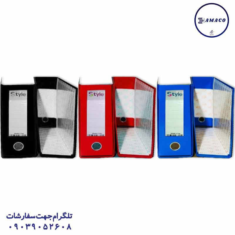 خرید زونکن 3 طرفه عطف 10 سانت عکس ملزومات اداری زونکن 3 طرفه عطف 10 سانت