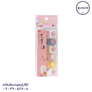 عکس نوشت افزار نوت نشانه گذار 6 ردیفه پنجه 95146