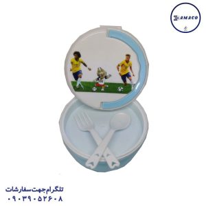 عکس لوازم مهدکودک ظرف غذای 1 طبقه گرد سرحد