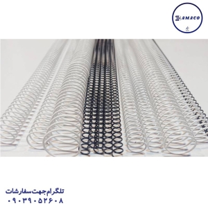 عکس ملزومات اداری فنر مارپیچ فلزی  شماره 10   (200)