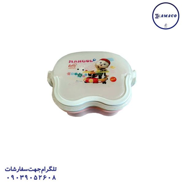 عکس لوازم مهدکودک ظرف غذای دیزنی مهگل