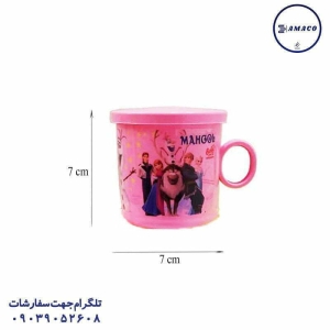 عکس لوازم مهدکودک لیوان دیزنی درب دار مهگل