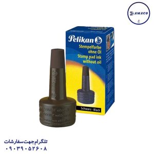 عکس ملزومات اداری جوهر استامپ مشکی پلیکان