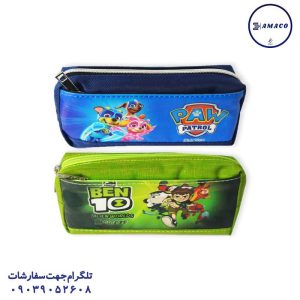 عکس جامدادی فانتزی جامدادی 2 زیپ 8020 آما