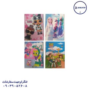 عکس دفتر فنری دفتر 50 خطی فانتزی و کلاسیک فنری رستا