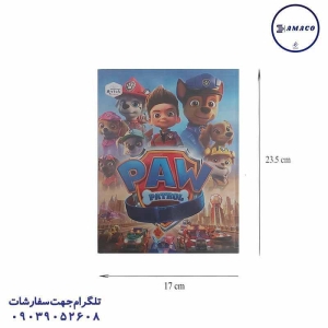 عکس دفتر ته چسب دفتر 100 خطی جلد سخت فانتزی ته دوخت آیتوک