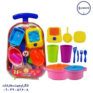 عکس اسباب بازی های دخترانه ست آشپزی چمدانی بست توی