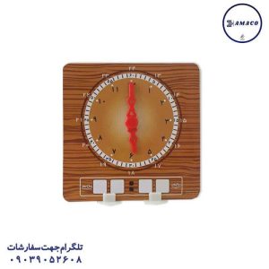عکس لوازم کمک آموزشی ساعت وایت بردی طرح چوب شمیم شایان