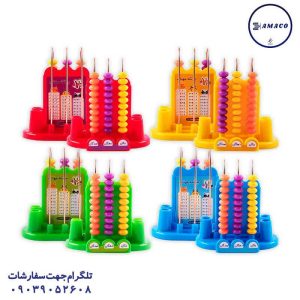 عکس لوازم ریاضی چرتکه 3 میل گرد مهتاب