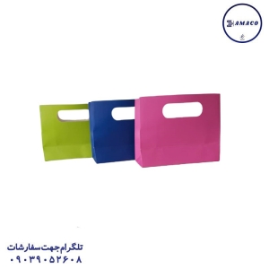 آذین - ساک کادویی سایز 2 دسته موزی