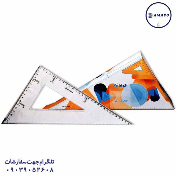 عکس لوازم ریاضی گونیا 60 مهندسی صریر