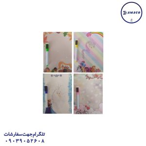 عکس ملزومات اداری تخته وایت برد مگنتی یخچالی 15*23 آناکیا