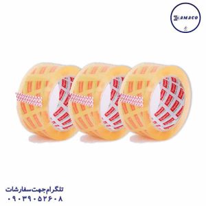 عکس چسب پهن چسب پهن 90 یارد تاپ رول