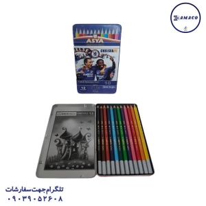 آسیا - مداد رنگی 12 فلز