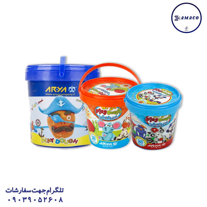 خرید خمیر بازی 10 رنگ سطلی پلمب دار 1065 (36) آریا عکس لوازم مهدکودک خمیر بازی 10 رنگ سطلی پلمب دار 1065 (36) آریا