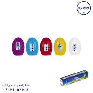 آرت لاین - خمیر بازی 5 رنگ تخم مرغی