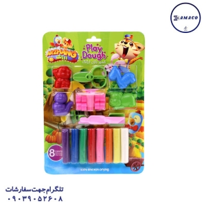 ارژنگ - خمیر بازی وکیومی 8 رنگ