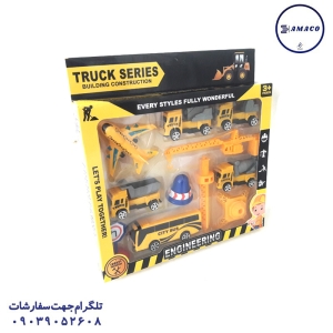 عکس اسباب بازی های پسرانه ست ماشین راه سازی جعبه ای