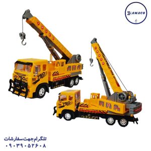 عکس اسباب بازی های پسرانه جرثقیل 750 جعبه ای (ب) درج