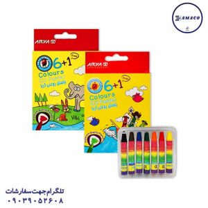 عکس لوازم مهدکودک پاستل 1+6 رنگ مقوا کد  2024 (120) آریا