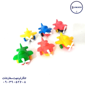 عکس اسباب بازی های پسرانه هواپیما و ماشین نشکن 6 عددی توری