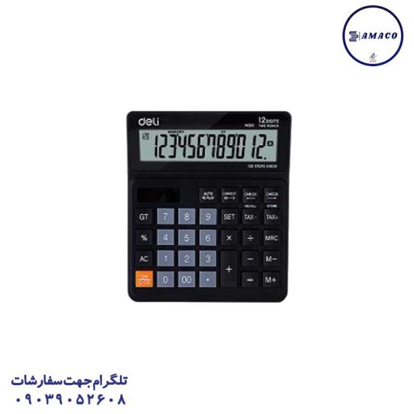 عکس ملزومات اداری ماشین حساب کد 01120 دلی