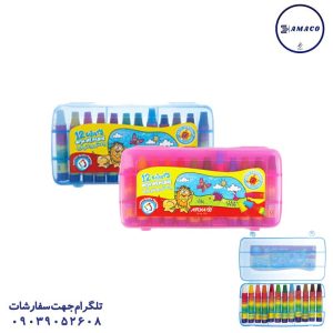 عکس پاستیل و آبرنگ پاستل 12 رنگ طلقی  2010  (72) آریا