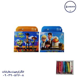 عکس لوازم مهدکودک خمیر بازی 7 رنگ مقوا(144) نوآوران