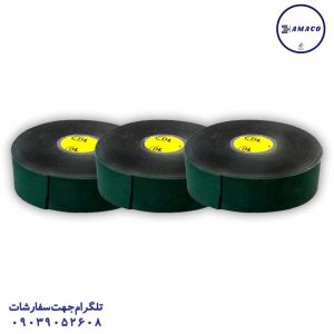 عکس جسب 2 طرفه چسب 2 طرفه مشکی 2 سانت