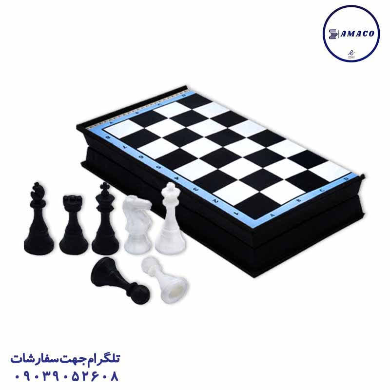 خرید شطرنج تاشو سلفونی عکس بازی فکری شطرنج تاشو سلفونی
