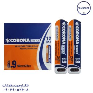 عکس نوشت افزار مغز اتود 0.9 کوتاه جعبه ای (12) کرونا