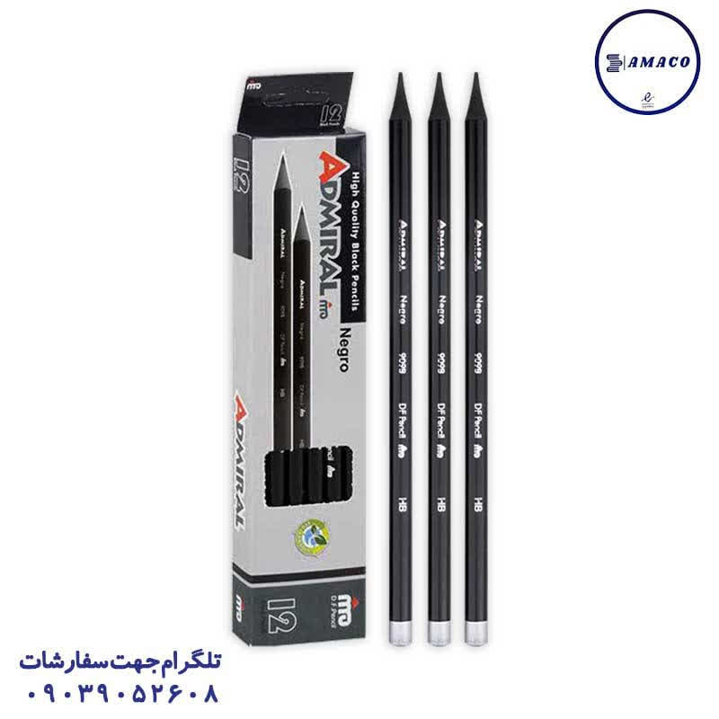خرید مداد مشکی نگرو (15) ادمیرال عکس نوشت افزار مداد مشکی نگرو (15) ادمیرال