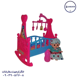 عکس اسباب بازی های دخترانه گهواره با عروسک (ب)