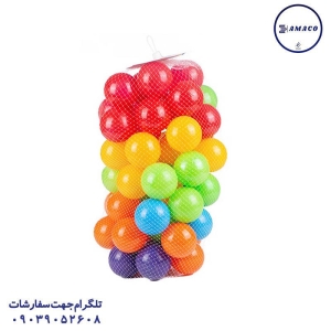 عکس اسباب بازی های عمومی توپ استخری 50 عددی (ب)