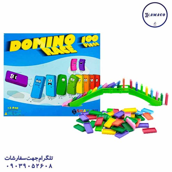 عکس بازی فکری دومینو ریس100 قطعه شایان