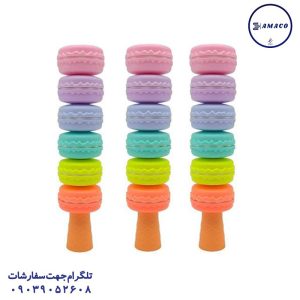 عکس نوشت افزار ماژیک فسفری فشنگی ماکارون 405