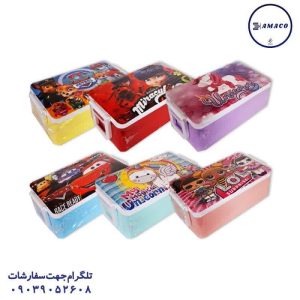 عکس لوازم مهدکودک ظرف غذا مستطیل ار 240 کارا