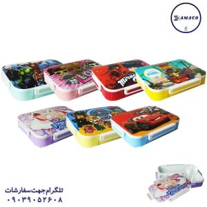 عکس لوازم مهدکودک ظرف غذا مستطیل بنتو کارا