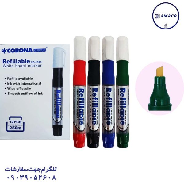 عکس ماژیک ماژیک وایت برد کپسولی سر تخت کد 1090 کرونا